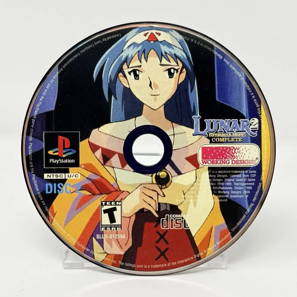 Lunar 2 Eternal Blue Complete Sony PlayStation PS1 Disc 2 Only Tested